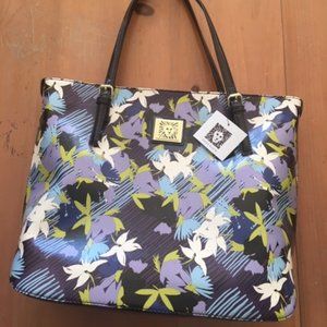Anne Klein Floral Tote NWT